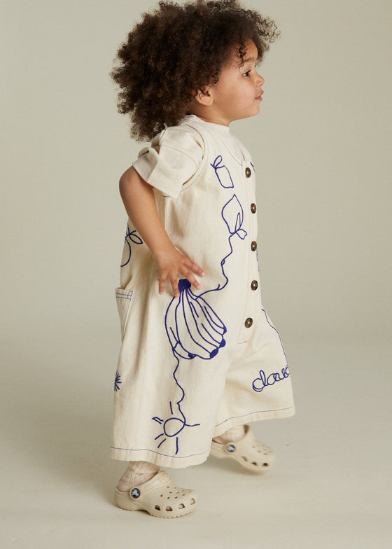Cali Embroidered Overall