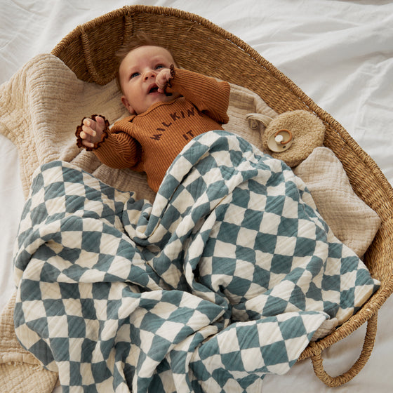 Large Checkerboard Blanket