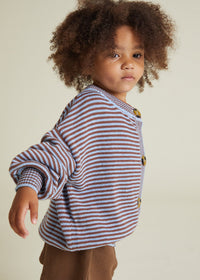 Emil Coco Sky Stripe Cardigan