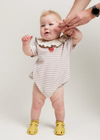Devon Lilac Stripe Romper