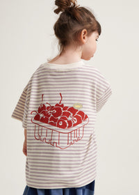 Lenni Lilac Stripe Tee