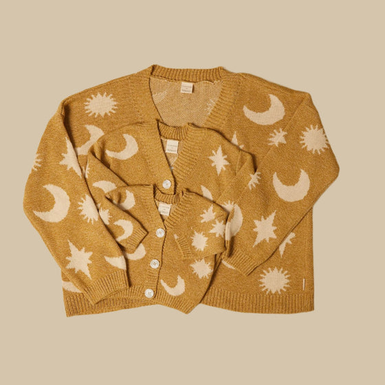 Adult Cozmo Golden Cropped Cardigan