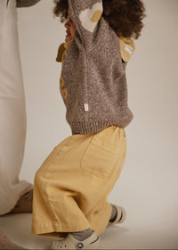 Sloan Honey Wide Leg Trouser