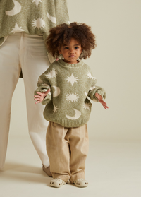 Cozmo Matcha Moon Star Sweater