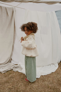 Roda Pine Stripe Wide Leg Jogger