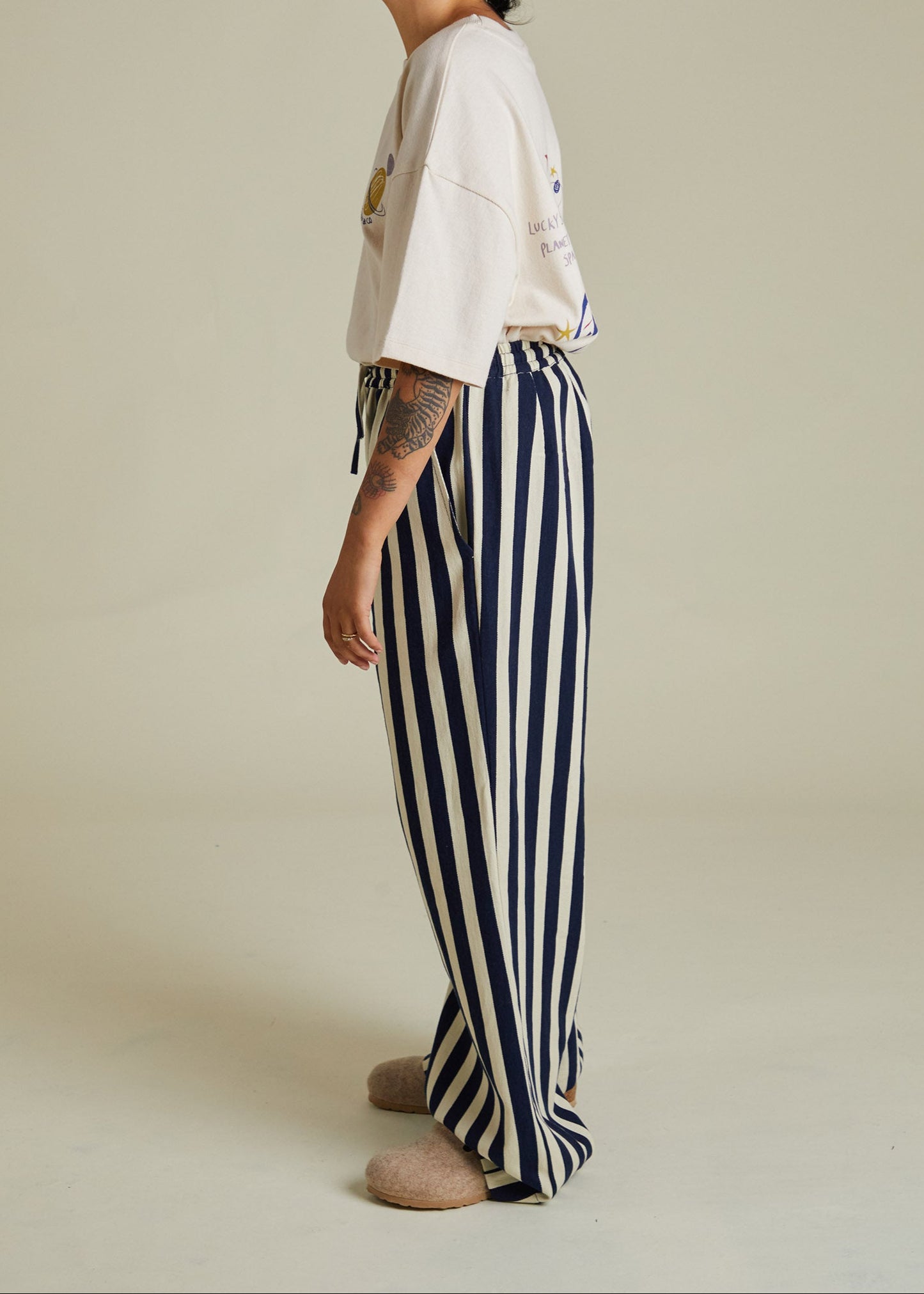 Lowe Midnight Stripe Trouser Adult - side