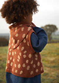 Willa Deer Print Knit Vest