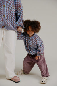 Emil Coco Sky Stripe Cardigan