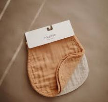  Mushie Burp Cloth Fall Yellow/Fog