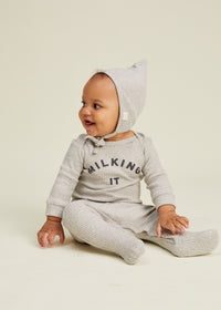 Milking It Grey Marl Onesie
