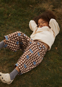 Rex Blueberry Gingham Trouser