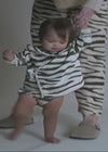 Remy Wrap Zebra Cardi Short Set