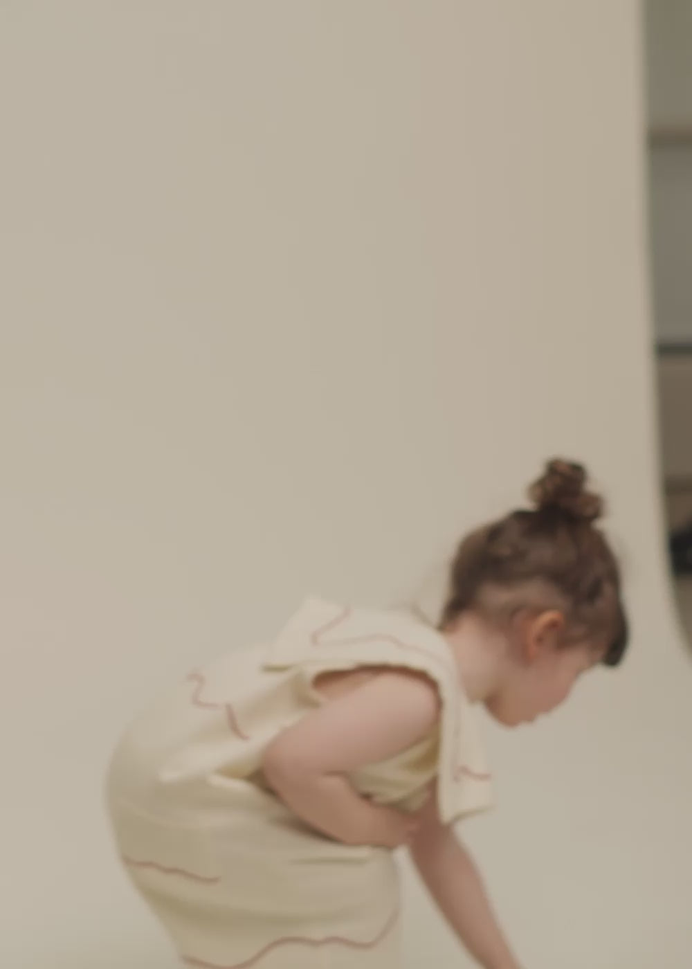 Cali Vanilla Ripple Collar Overall