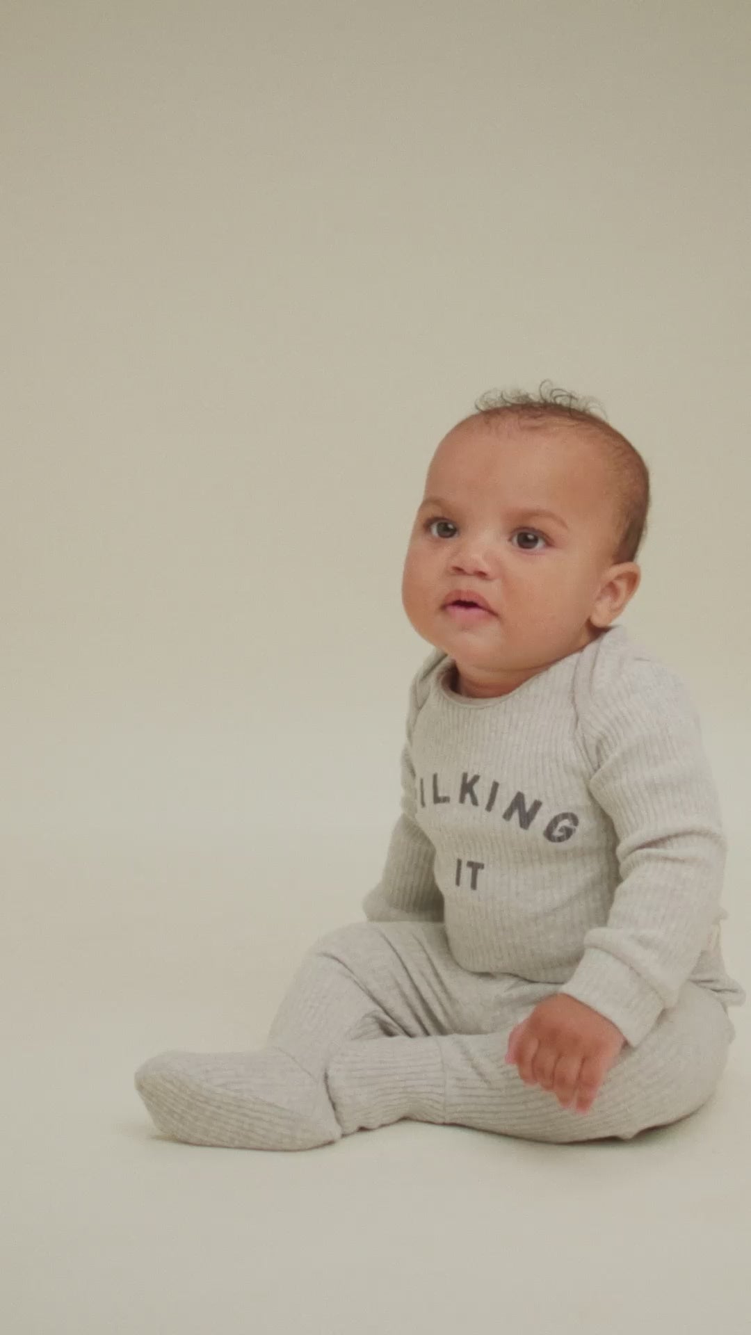 Milking It Grey Marl Bodysuit
