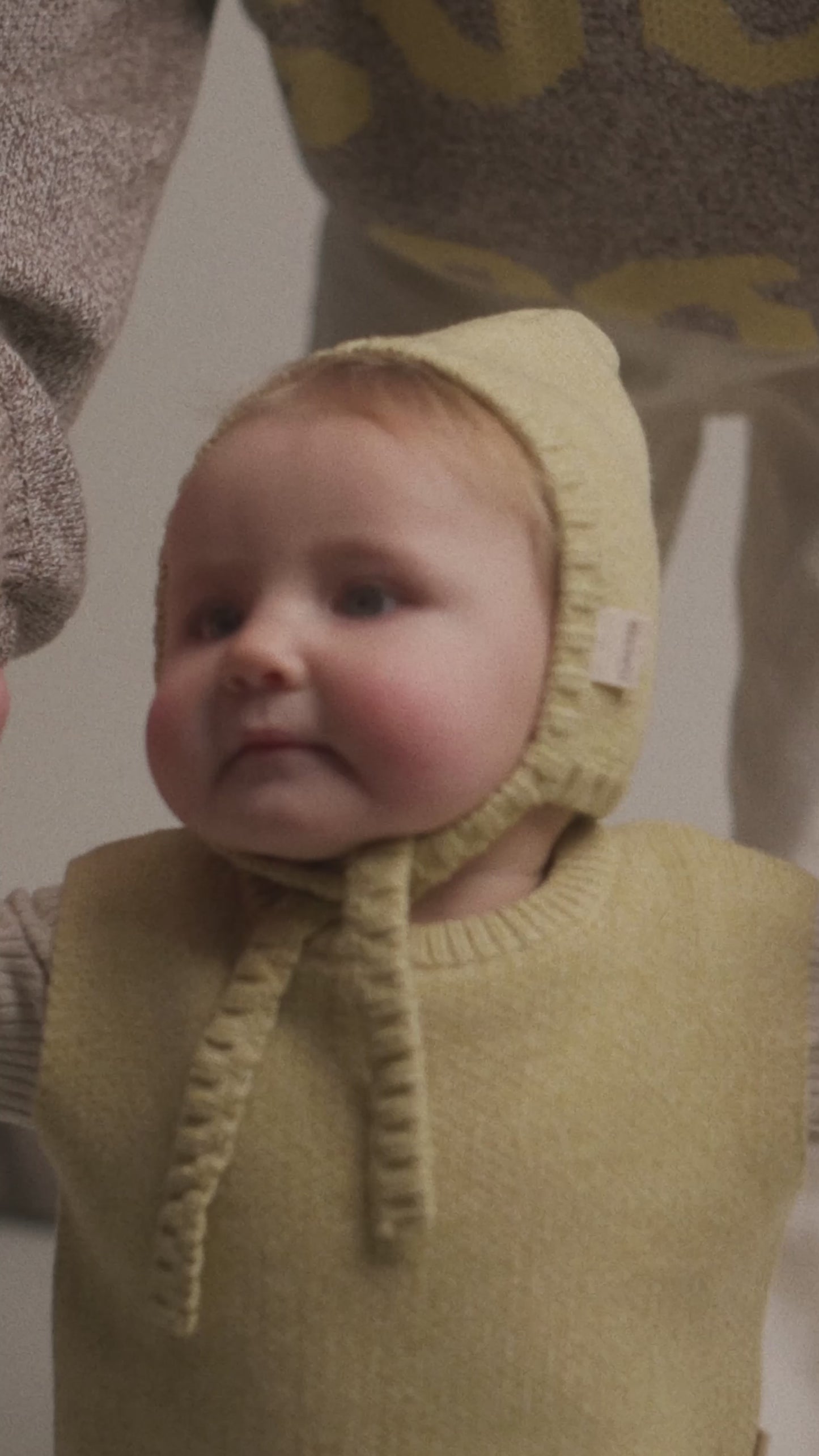 Pixie Knitted Yolk Bonnet