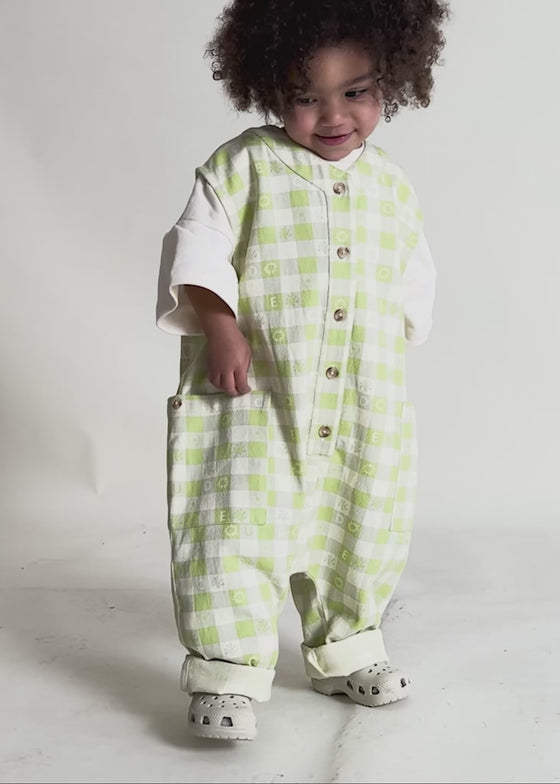 Charlie Gingham Overall