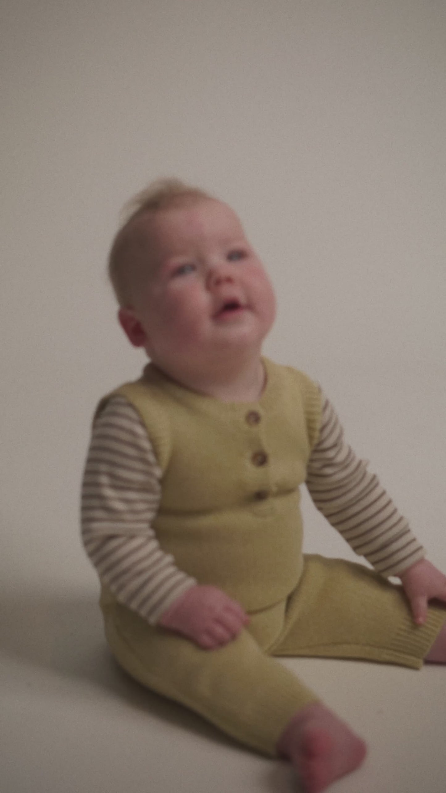Bay Mustard Knitted Romper
