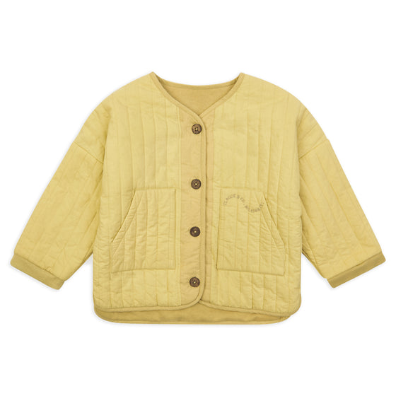 Quilted Jacket Ochre Yellow